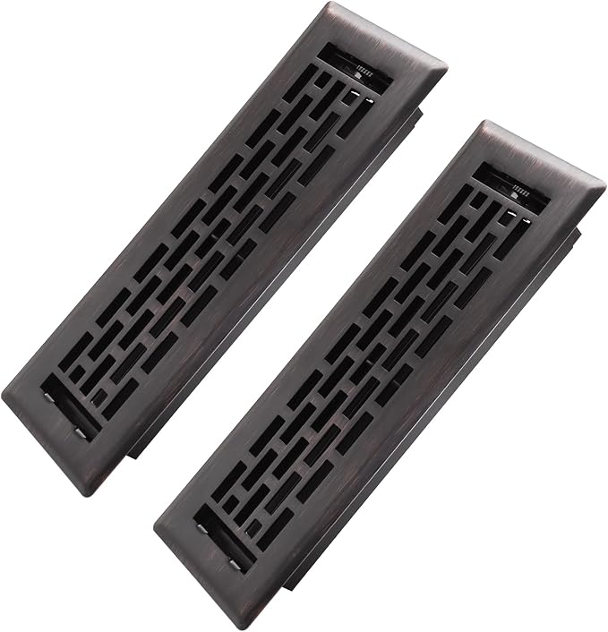 Howeall 2x10 Inches 2 Pack Heavy Duty Walkable Floor Register by Howeall