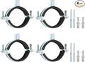 uxcell 4 Pcs Adjustable Pipe Bracket Clamp by uxcell