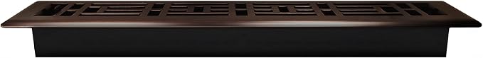 Decor Grates AJH214-RB Oriental Floor Register, 2x14 Inches, Rubbed Bronze - Image 7