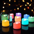 Homemory 50-Pack 7-Color Changing Flameless Tea Light Candles, 200+ Hours | by Homemory