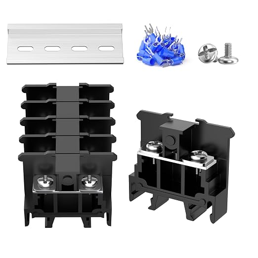 5Pcs JHY1 DIN Rail Terminal Blocks, 660V 32A, 6mm² | Detachable and Assemblable by GUETNEU