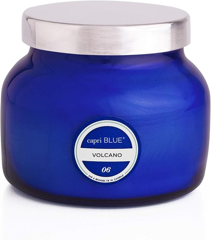 Capri Blue Volcano Scented, Glass Jar Candles by Unknown