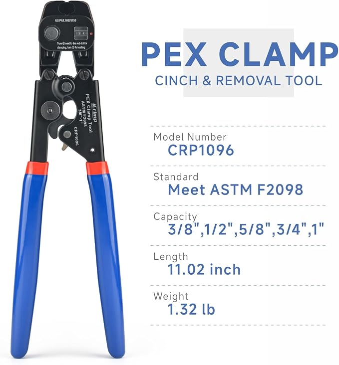 iCrimp PEX Crimping Tool Kit, Cinch & Removal Tool - Image 3