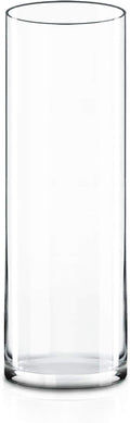CYS Excel Clear Glass Cylinder Flower Vase, Elegant Hand-Blown Glass Wedding by CYSEXCEL%C2%AE