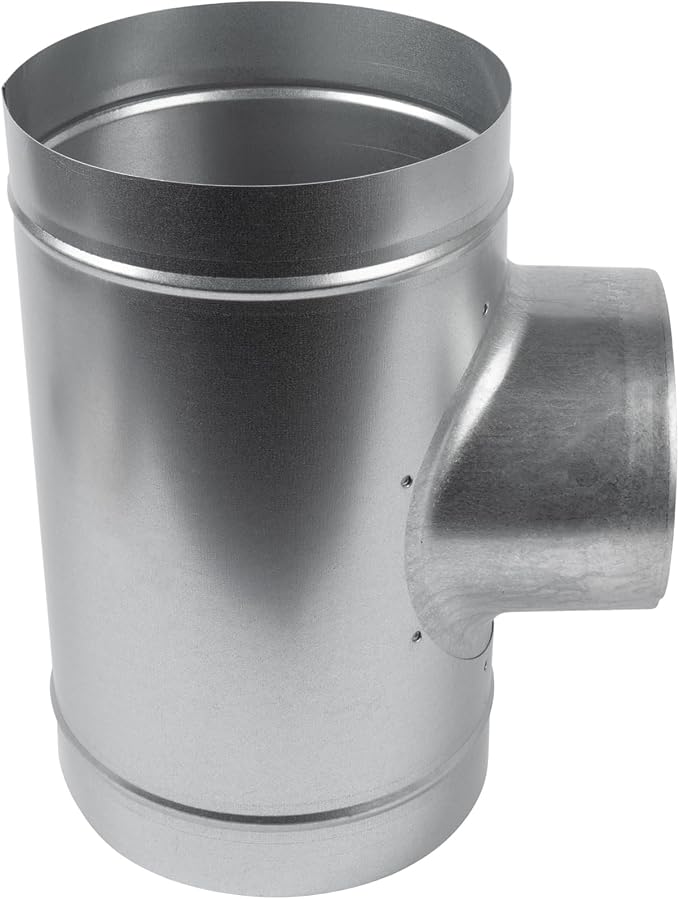8" Inch to 6" Inch Branch T-Shape Ducting Splitter - Image 6