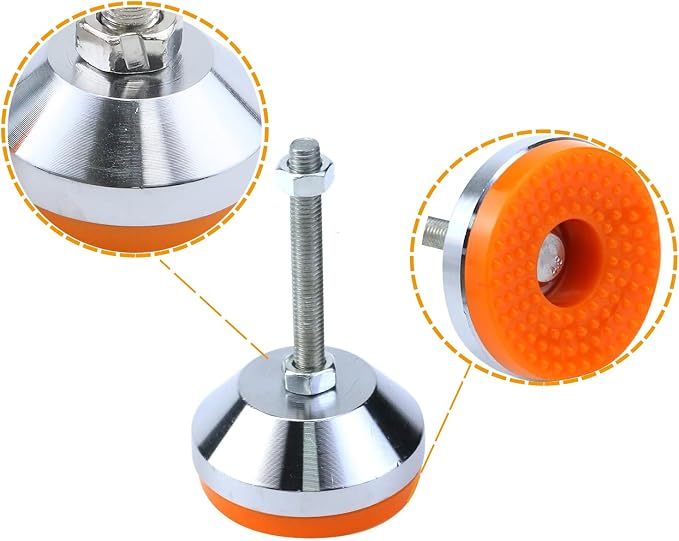 Antrader M8 Thread Adjustable Leg Leveler, 600 LB Capacity | 4-Pack Leveling - Image 5