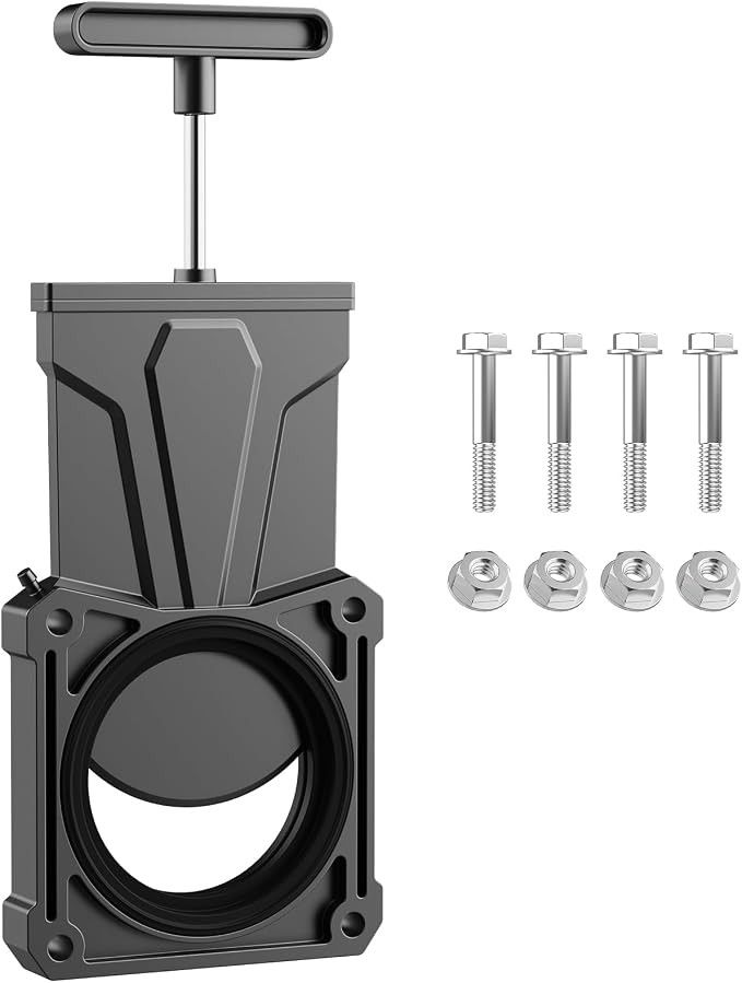 DUMPMAN RV Waste Gate Valve, 3 Inch Sewer Valve | 3" dump valve, water flow by DUMPMAN
