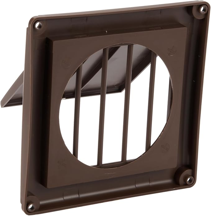 EverSafe 4" Dryer Vent Cover for Exterior Wall Vent Hood Outlet, Auto Airflow - Image 5