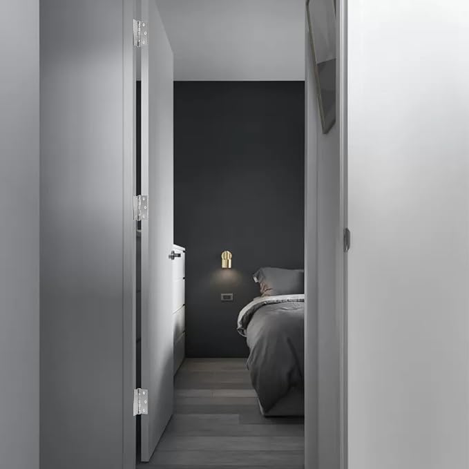 3 Pack 3.5 Inch x 3.5 Inch Door Hinges - Image 7