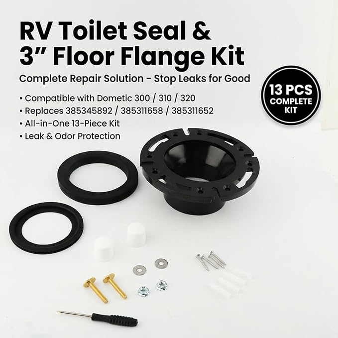 RV Toilet Seal and 3" Socket Floor Flange - Image 3