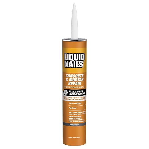 Liquid Nails 10.3 oz Concrete & Mortar Repair Adhesive | Interior/Exterior by LiquidNails