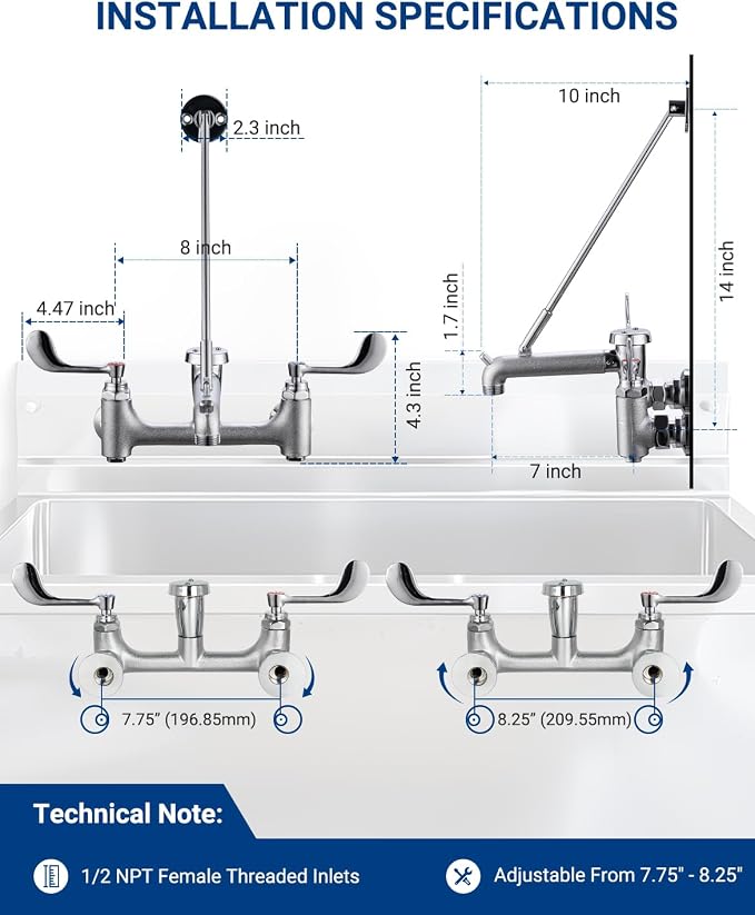 Commercial Mop Sink Faucet - Image 4