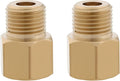 2pcs M10x1 Female to 1/8" BSP Male Brass Reducer Adapter by Unknown
