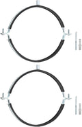 uxcell 2 Pcs Adjustable Pipe Bracket Clamp by uxcell