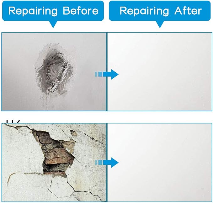 Drywall Repair Patch 4 Inch 6 Pack, Safe Mend Wall Repair Self Adhesive - Image 4