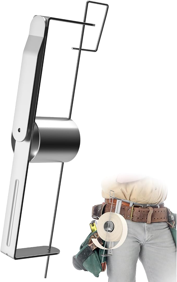 Powder Coated Steel Drywall Tape Holder Reel | Rust-Proof Heavy Duty Tool Holds by Famiron