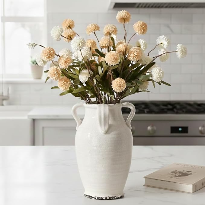 Vaseking White Ceramic Vase - Image 8