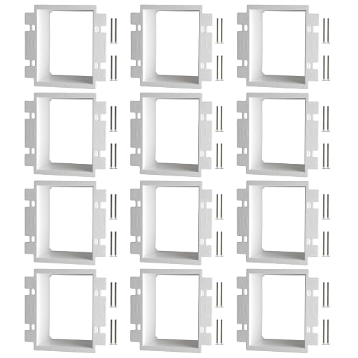 2-Gang Nonmetallic Outlet Box Extender, ETL Listed, 12 Pack | ETL Listed by AIRTAK