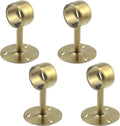 Antrader 4-Pack Stainless Steel 1.5" Diameter Wardrobe Closet Rod Rail Support by Antrader