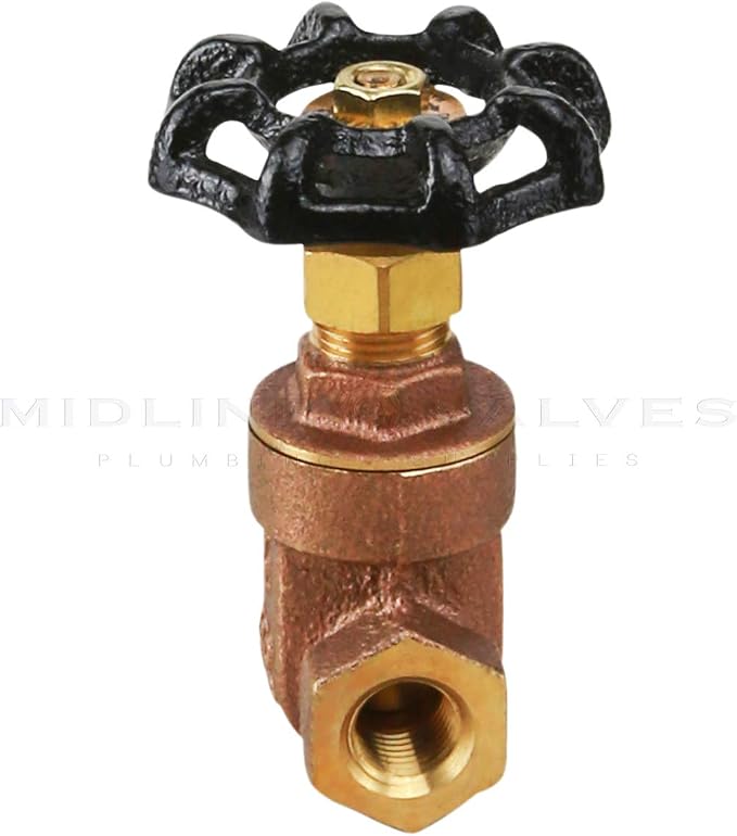 1-1/2 inch Brass Gate Valve - Image 3