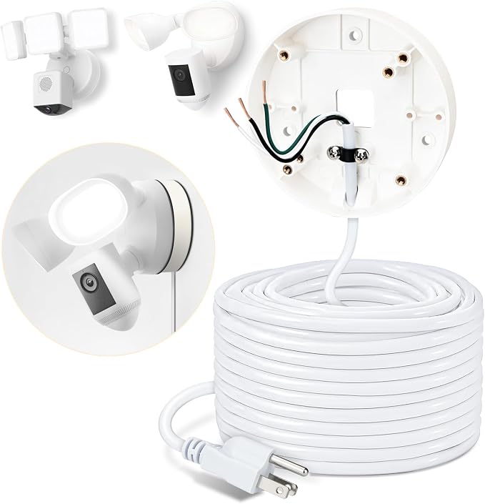 25ft Power Cable and Plug-in Mount by CaGuan