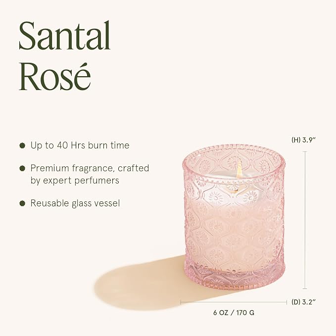 LA JOLIE MUSE Santal Rosé Scented Candles - Image 5