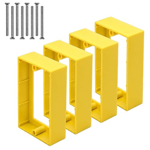 4 Pack Electrical Outlet Extender by YQSIYU