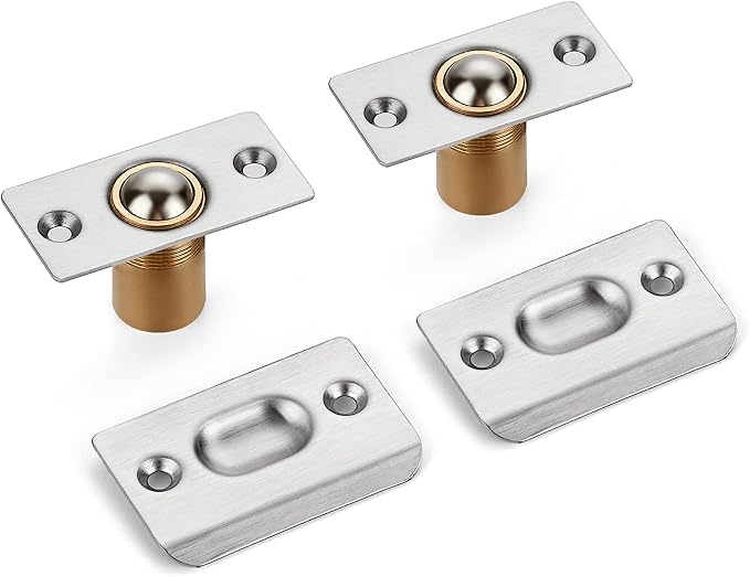 Ravinte Silver Door Ball Catch, Closet Door Latch Adjustable, 6 Pack | Solid - Image 9