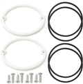 4-3/8" Shower Drain Height Extension Kit, Shower Drain Extension Raise Low by Unknown