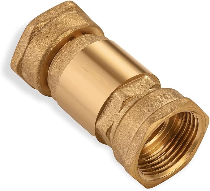 Brass One Way Check Valve 3/4" Female Backflow Preventer, Check Valve - Image 6
