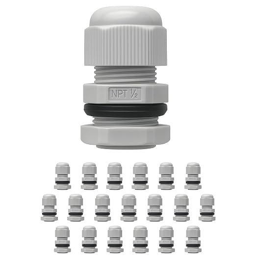 Strain Relief Nylon Cord Grip Cable Glands by MGISpeedWare