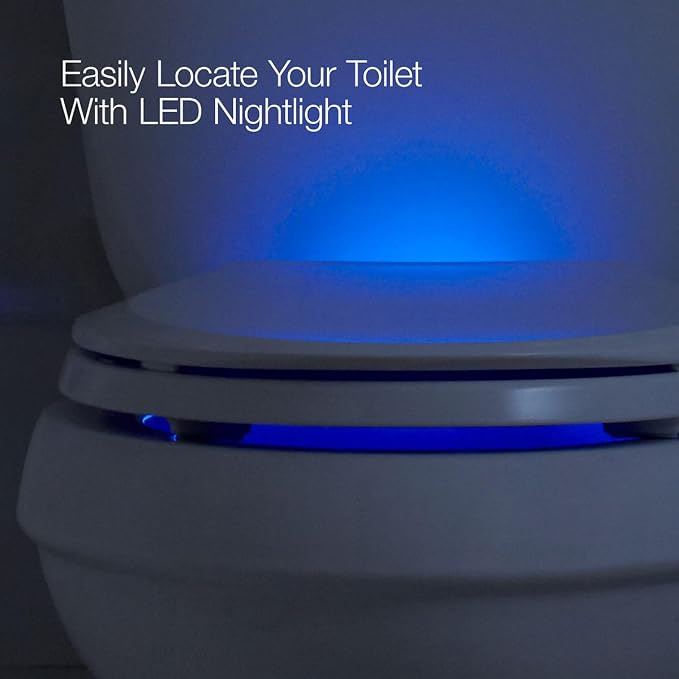 KOHLER CACHET® Nightlight Soft Close Toilet Seat Elongated, ReadyLatch® - Image 8