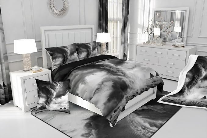 jejeloiu 3D Tornado Blackout Shades Window Treatments Natural Disaster Window - Image 7