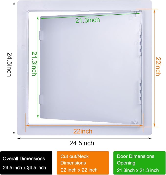 Access Panel 22x22 Inch, Wall & Ceiling Access Door - Image 2