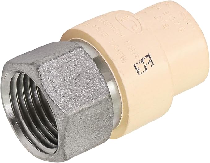 Supply Giant TTDQG056 Female x CPVC Adapter Transition Pipe Fitting Durable by SupplyGiant
