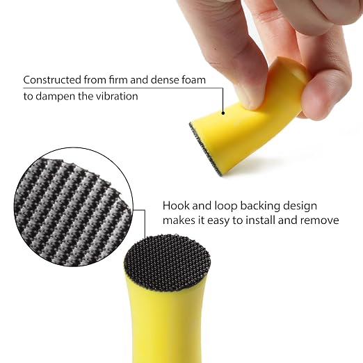 SPEEDWOX 3 Pack 1" Hand Sanding Blocks Mini Hook and Loop Sanding Pad Hook - Image 2