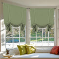 H.VERSAILTEX Blackout Tie Up Curtain 2 Panels Thermal Insulated Window Shade by HVERSAILTEX