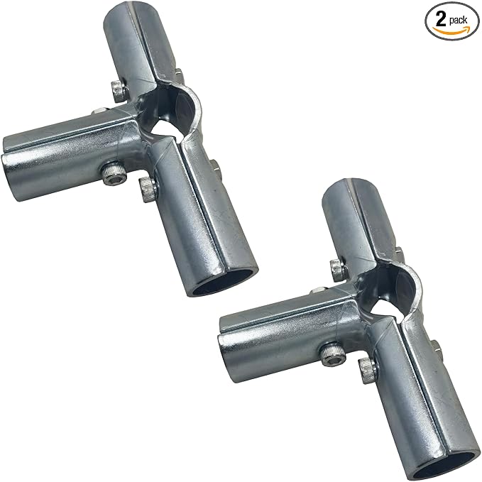 2 PCS 4-Way Structural Pipe Connector Fit by FishYuan
