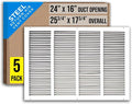Fits 24x16 Duct Opening | Steel Return Air Grille by Handua | Vent Cover Grill by Handua