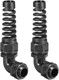 uxcell M20 Cable Gland 90 Degree Waterproof IP68 Nylon Joint Adjustable Locknut by uxcell