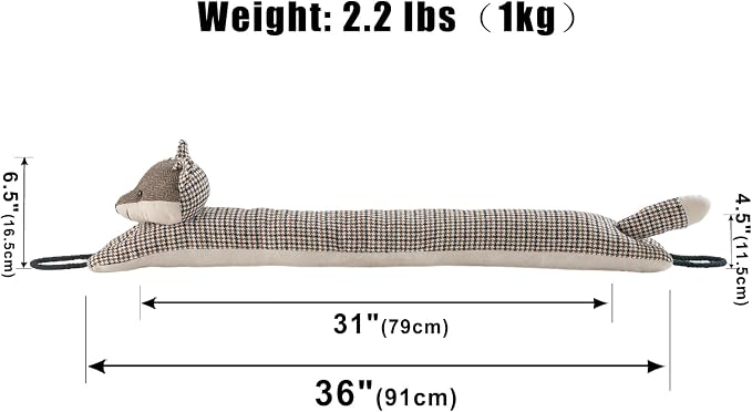 Under Door Draft Stopper Decorative Wind Stopper 36 inch - Image 2