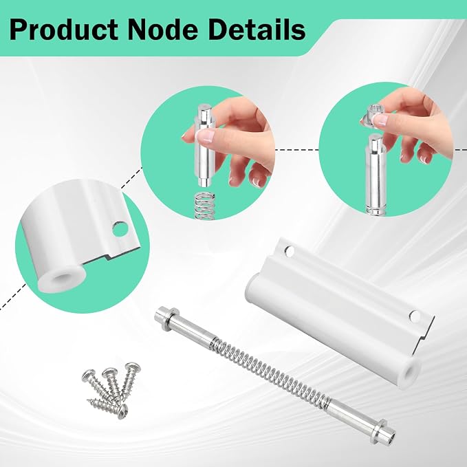 Upper Screen Door Hinge Leaf Hinge Pin Kit - Image 3
