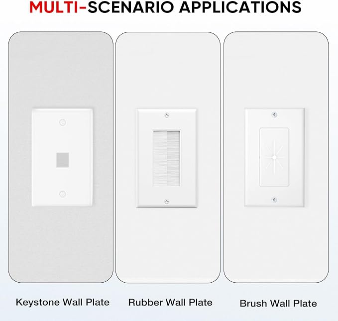 Low Voltage Mounting Bracket Single Gang Wall Plate Bracket | 6 Pack Low - Image 5