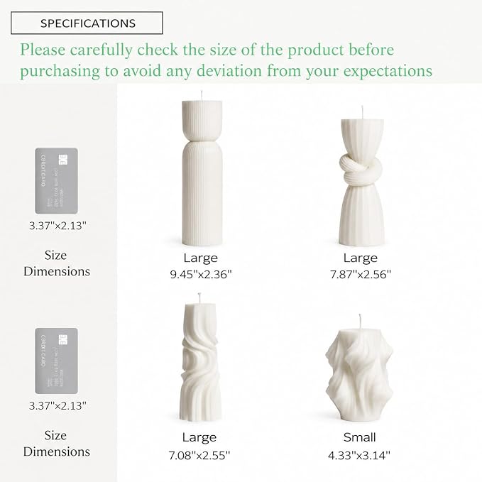4-Pack Pillar Candles - Image 3