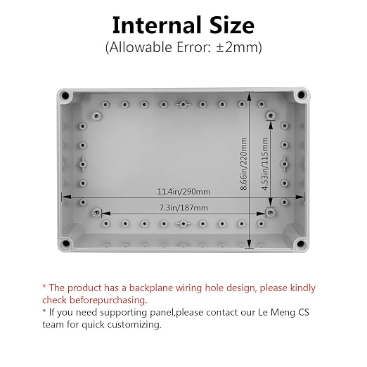 Junction Box IP67 Waterproof Dustproof Electrical Box Project Box DIY Enclosure - Image 3