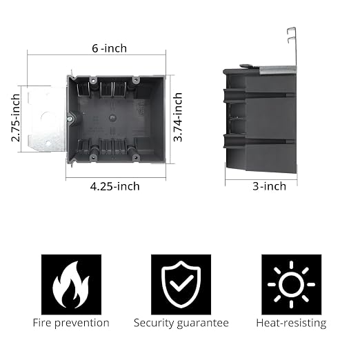 PVC Adjustable Electrical Box 2 Gang 34 Cu.in. ETL Listed, 3 Pack | ETL Listed - Image 2