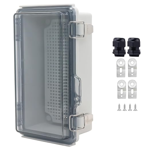 IP67Junction Box, ABS Plastic Outdoor Waterproof Box Electrical Enclosure by LuSumtly