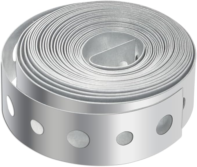 Galvanized Metal Pipe Strap, 3/4 Inch x 10 Feet, 24 Gauge, by HYDROMASTER