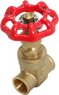 1 Pack XFITTING 1/2" Sweat Gate Valve 200 PSI WOG, Full Port by Unknown