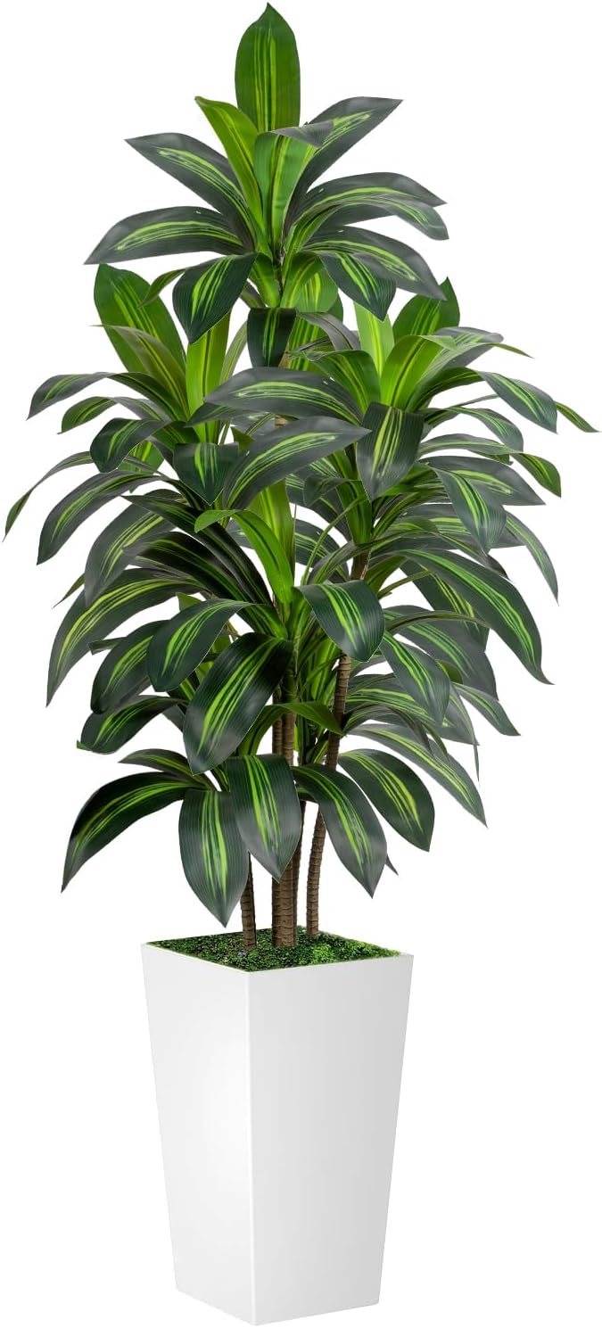 VIVATREES Dracaena Tree 5FT Artificial, 60in Tall Faux Dracaena Tree by VIVATREESADDINGCOLORTOYOURSPACE
